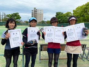 シニア女子50入賞者